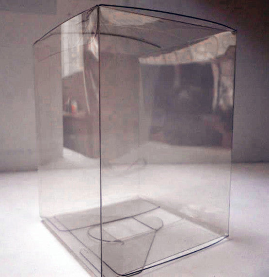 50-Pack of Clear Plastic Cube Boxes - 22x14.5cm Exhibition Gift Display Storage Solutions