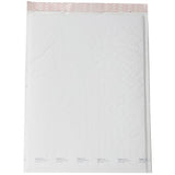 Bulk Pack of 50 White Padded Bubble Mailers - 34x24cm Envelopes - Side View