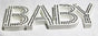 White Baby Nursery 30cm Sign Plaque Plate with Diamantes Newborn Gift Homeware Bedroom Decoration Wall Art