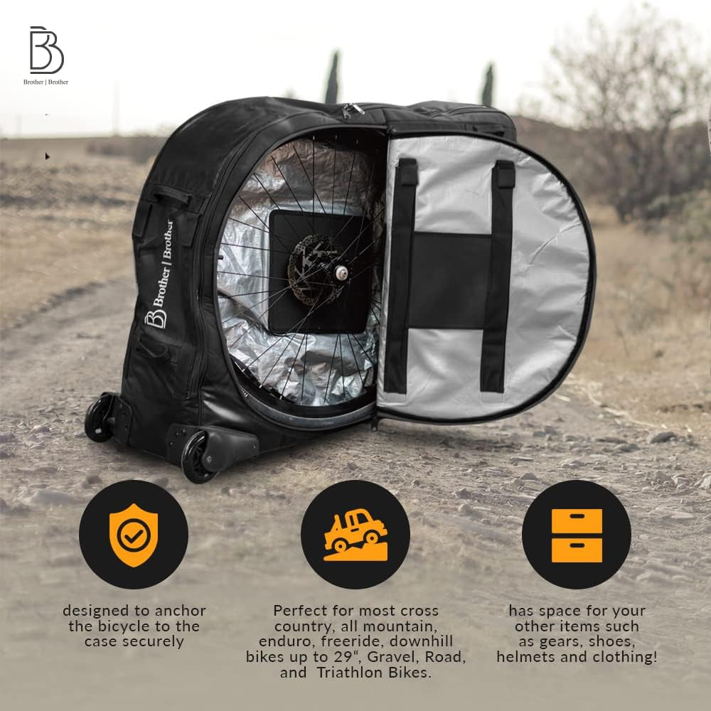 Ultimate Bike Travel Bag for Airplane & Shipping - Versatile Case for MTB, Road, and Triathlon Bikes