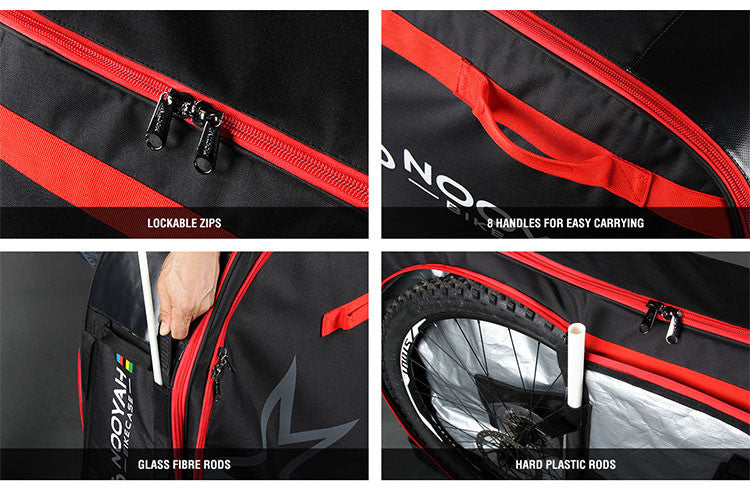 Ultimate Bike Travel Bag for Airplane & Shipping - Versatile Case for MTB, Road, and Triathlon Bikes