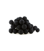 1 Set of 20 LED Black 5cm Cotton Ball Battery Powered String Lights Christmas Gift Home Wedding Party Bedroom