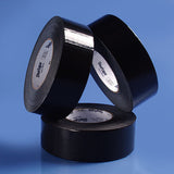 5 Pack Black Duct Tape 50 Metres Industrial Grade Waterproof UV Resistant Crafts Home Maintenance - Top-Down View