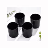 10 Pack Black Matt Tealight Candle Holder 6.5cm Festival Decor Wedding Propose Parties Holiday and Home Decor - Front View