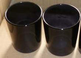10 Pack Black Matt Tealight Candle Holder 6.5cm Festival Decor Wedding Propose Parties Holiday and Home Decor - Rear View