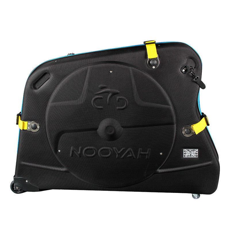 NOOYAH Lightweight EVA Bike Travel Case for Mountain, Road, and Gravel Bikes - BK002 Black Edition