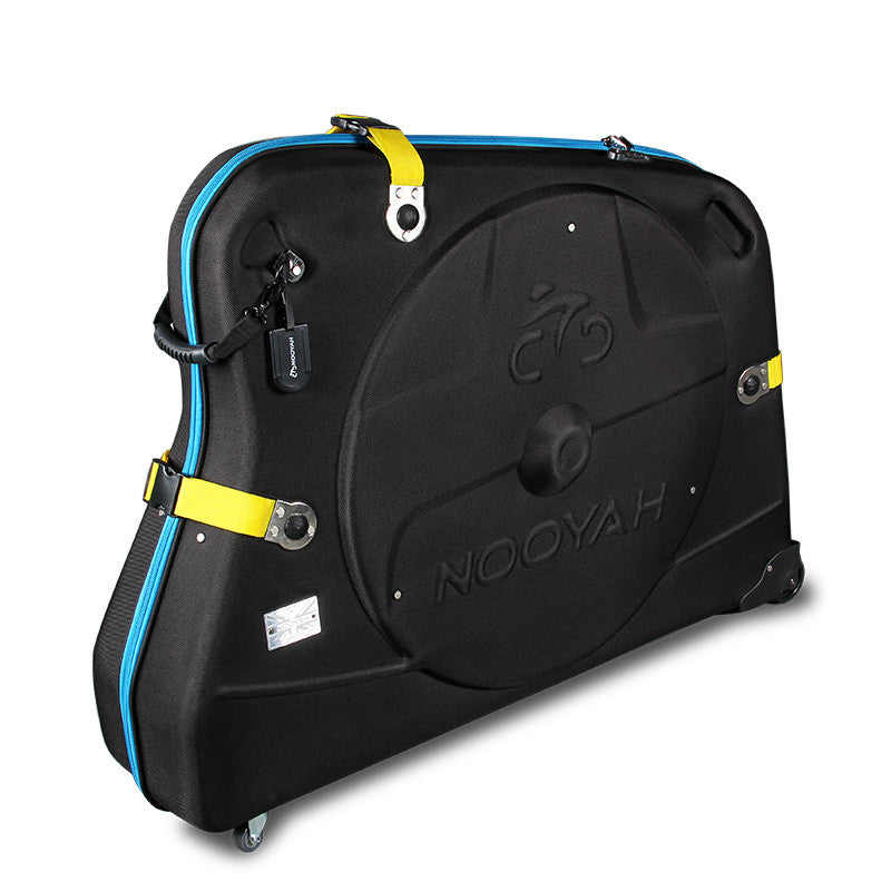 NOOYAH Lightweight EVA Bike Travel Case for Mountain, Road, and Gravel Bikes - BK002 Black Edition