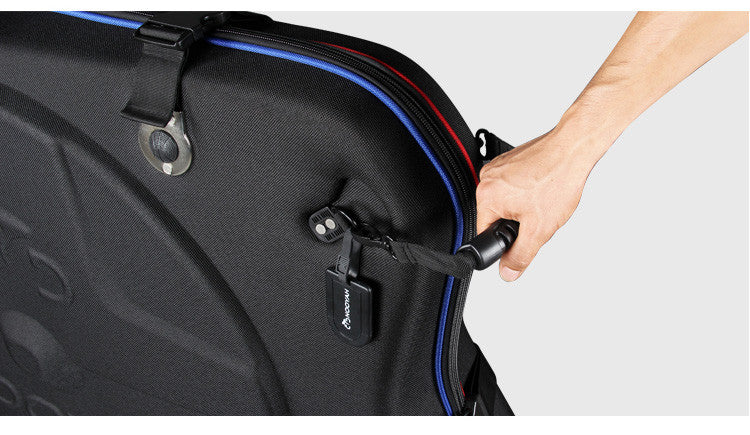 NOOYAH Lightweight EVA Bike Travel Case for Mountain, Road, and Gravel Bikes - BK002 Black Edition