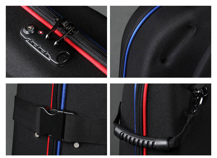 NOOYAH Lightweight EVA Bike Travel Case for Mountain, Road, and Gravel Bikes - BK002 Black Edition