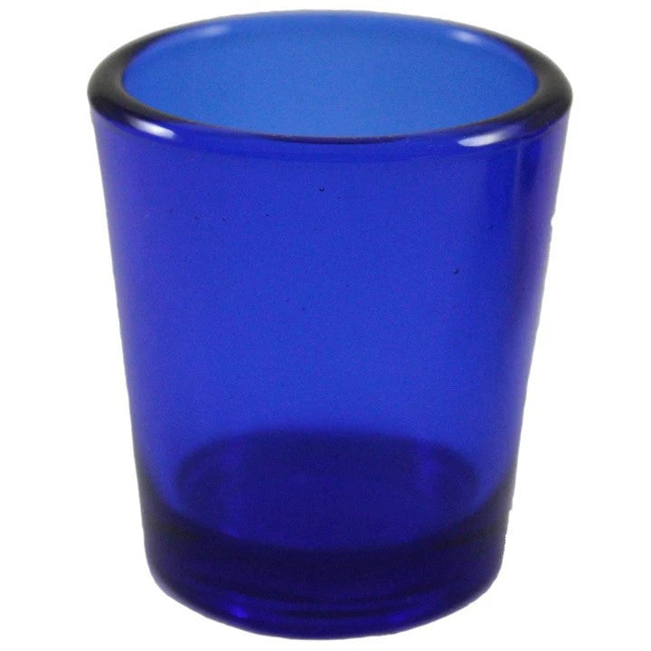 20 Pack Blue Glass Votive Tealight Candle Holders House Party Centerpiece Xmas Wedding Decor Glass Candlestick Party Decorations Bridal Baby Shower Event