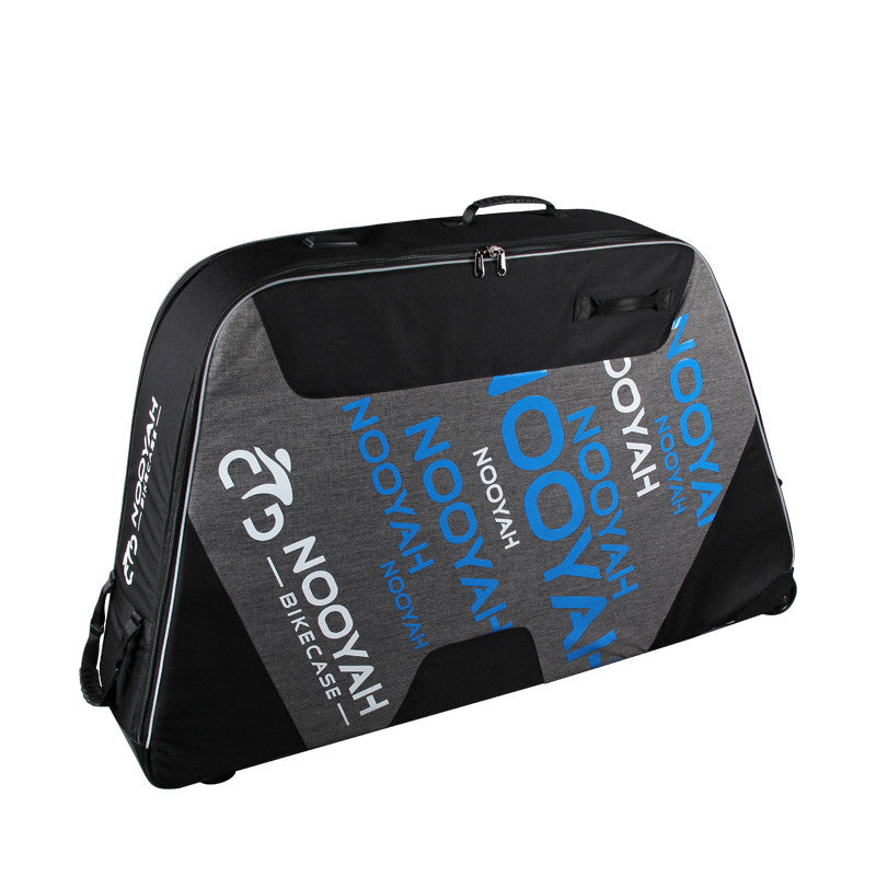 NOOYAH Blue Ultimate Bike Travel Case - Versatile EVA Shell for MTB, Road, and Gravel Bikes - Model BK007S