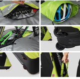 NOOYAH Blue Ultimate Bike Travel Case - Versatile EVA Shell for MTB, Road, and Gravel Bikes - Model BK007S - Extra Image