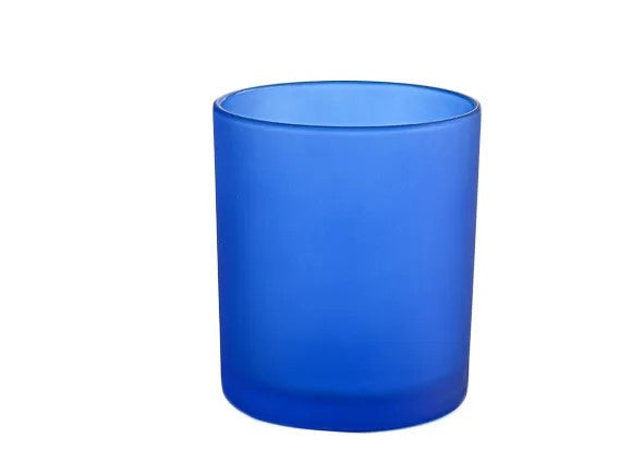 20 Pack Blue Frosted Glass Votive Tealight Candle Holders House Party Centerpiece Xmas Wedding Decor Glass Candlestick Party Decorations Bridal Baby Shower Event