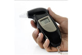 Digital Alcohol Tester LCD Police Breathalyser Grade Accuracy Portable Keychain - FREE POST - Top-Down View