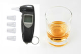 Digital Alcohol Tester LCD Police Breathalyser Grade Accuracy Portable Keychain - FREE POST - Rear View