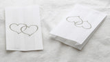 150 Pack Wedding Cake Bags Greaseproof Wax Paper Slice Take Home Favour Large Silver Heart