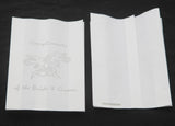 50 Pack Wedding Cake Bags Greaseproof Wax Paper Slice Take Home Favour Silver Doves
