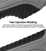 Bicycle Grips MTB Road Bike Double Lock Rubber Handlebar Grips Anti-Slip Rock Bros BLACK - Extra Image