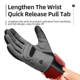 MTB Heated Gloves Large for Mountain Road Bike Breathable Winter Autumn Cycling Camping Running Outdoor Sport Rockbros - 45-Degree Angle