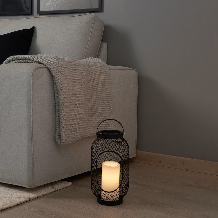 2 Pcs LED Block Pillar Candle White Flameless Safe Indoor Battery Power Party Home Decor Wedding Xmas Table Centrepiece