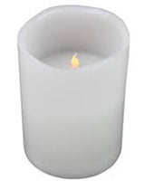 50 Pcs LED Block Pillar Candle White Flameless Safe Indoor Battery Power Party Home Decor Wedding Xmas Table Centrepiece - 45-Degree Angle
