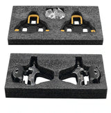 Self Lock Clip In Bike Pedals LOOK KEO Cleat MTB Road 700C Hybrid BMX - Rockbros Black - Extra Image