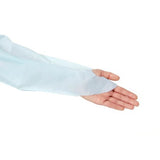 15 Pcs Disposable PPE Gown Protective Workwear Suit Thumb Hook Sleeve Coverall Apron Blue Medical Cleaning Painting - 45-Degree Angle
