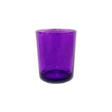 10 Pack Purple Glass Votive Tealight Candle Holders House Party Centerpiece Xmas Wedding Decor Glass Candlestick Party Decorations Bridal Valentines Event
