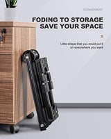 Bike Stand Foldable Portable- Rockbros Aluminum Alloy Light Weight 1.6gk Garage House Shed Bike Wheel Holder Portable - Top-Down View