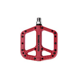 Extra Large MTB Flat Pedal Orange Nylon Composite 208g Stud Pin Grips RED Rockbros - 45-Degree Angle