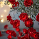 Red Rose battery string fairy light - party night light wedding decoration, image 6