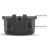 Bike Roll Bag Handlebar Panniers MTB Road Hyybrid Cruiser Commute Bike Scooter Large  5-6L Capacity Waterproof  Adjustable Straps Rockbros - Side View