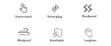 MTB Gloves Medium for Mountain Road Bike Breathable Winter Autumn Spring Cycling Camping Running Outdoor Sport Rockbros - Low Angle