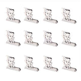 100 Pack of Silver LOVE Letter Wedding Name Card Holders - Perfect for Anniversary and Engagement Parties - 45-Degree Angle