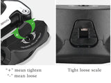 Self Lock Clip In Bike Pedals Shimano SPD-SL Cleat MTB Road 700C Hybrid BMX - Rockbros Nylon Black - Extra Image