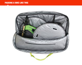 NOOYAH - SPORTACE Bike Travel Soft Shell Case Bag for Mountain & Road Bikes - BK0088 125cm x 80cm - Black - Front View