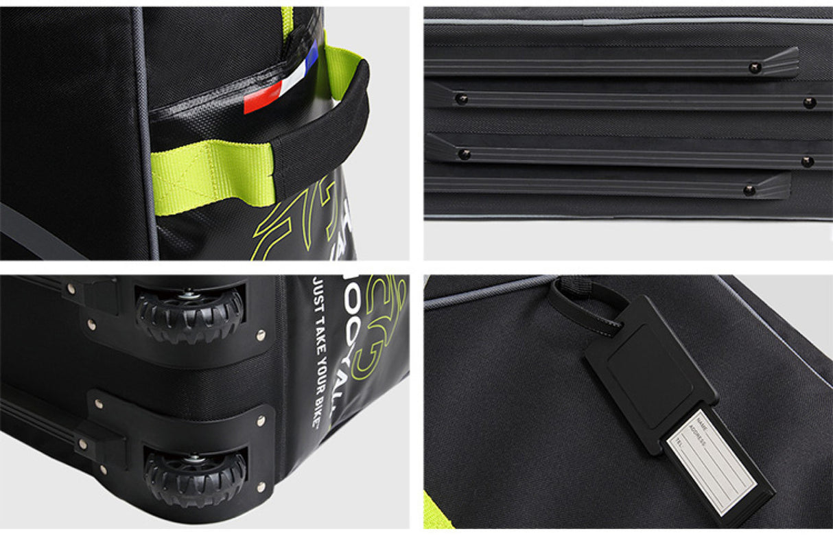 NOOYAH - SPORTACE Bike Travel Soft Shell Case Bag for Mountain & Road Bikes - BK0088 125cm x 80cm - Black
