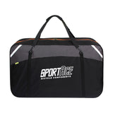 SPORTACE Portable Soft Shell Bike Travel Case - 120CM X 75CM - Universal Carrier for Mountain, Hybrid, BMX, and Road Bikes - Black - Top-Down View