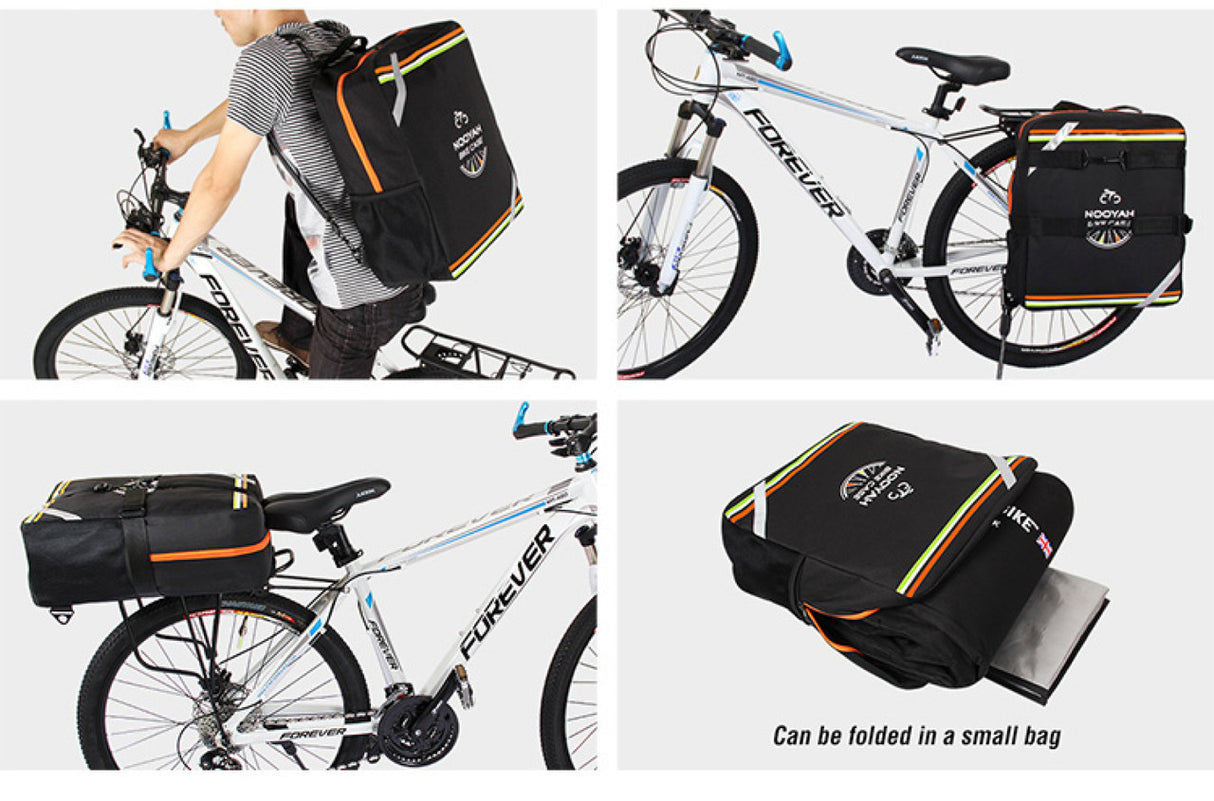 SPORTACE Portable Soft Shell Bike Travel Case - 120CM X 75CM - Universal Carrier for Mountain, Hybrid, BMX, and Road Bikes - Black