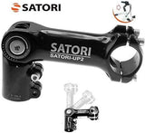Satori UP2 Plus Ebike Height Adjustable Stem MTB Mountain Cable Hide - Front View