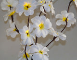1 Set of 50cm H 20 LED White Frangipani Tree Branch Stem Fairy Light Wedding Event Party Function Table Vase Centrepiece Decoration - Top-Down View