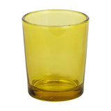 10 Pack Yellow Glass Votive Candle Holders Table Centreoieces  Xmas Wedding Anniversary Event Recption Party Function or Home Decor - Front View