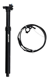 ZOOM SPD-801N Adjustable Height via Thumb Remote Lever - Internal Cable 30.9 Diameter 100mm Travel Mountain Bike Dropper - Top-Down View