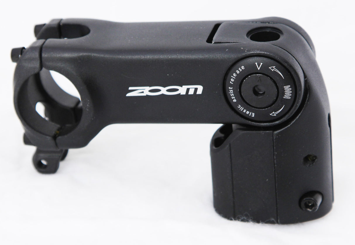 Adjustable ZOOM TDS-D636 MTB Stem with Integrated Cable Management - 31.8mm, 90mm Extension