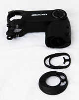 Adjustable ZOOM TDS-D636 MTB Stem with Integrated Cable Management - 31.8mm, 90mm Extension - Front View