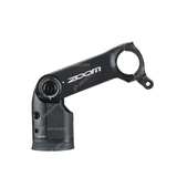 Adjustable ZOOM TDS-D636 MTB Stem with Integrated Cable Management - 31.8mm, 90mm Extension - Top-Down View