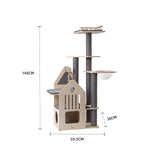 HONEYPOTCAT Grand Cat Mansion With Space Capsule - 148cm