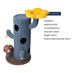 HONEYPOTCAT Solo Cactus Bloom Cat Tree - Blue 120.5cm