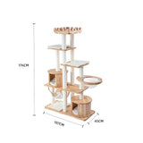 HONEYPOTCAT MZ Grand Elegance Cat Catsle With Space Capsule - PRO 176cm