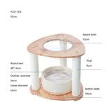 HONEYPOTCAT MZ Simple Joy Wood Cat Tower - Space Pod 52cm